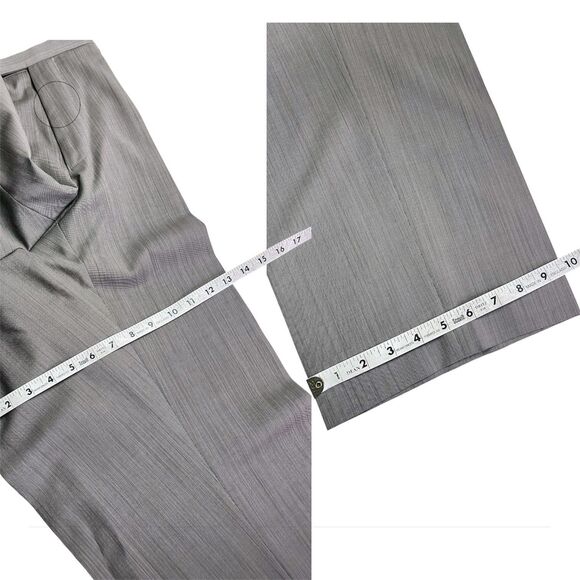 Hugo Boss The Jam76/Sharp1 Men Suit Textured Stripe Wool 48R 38-40x29 USA Made - Picture 14 of 14